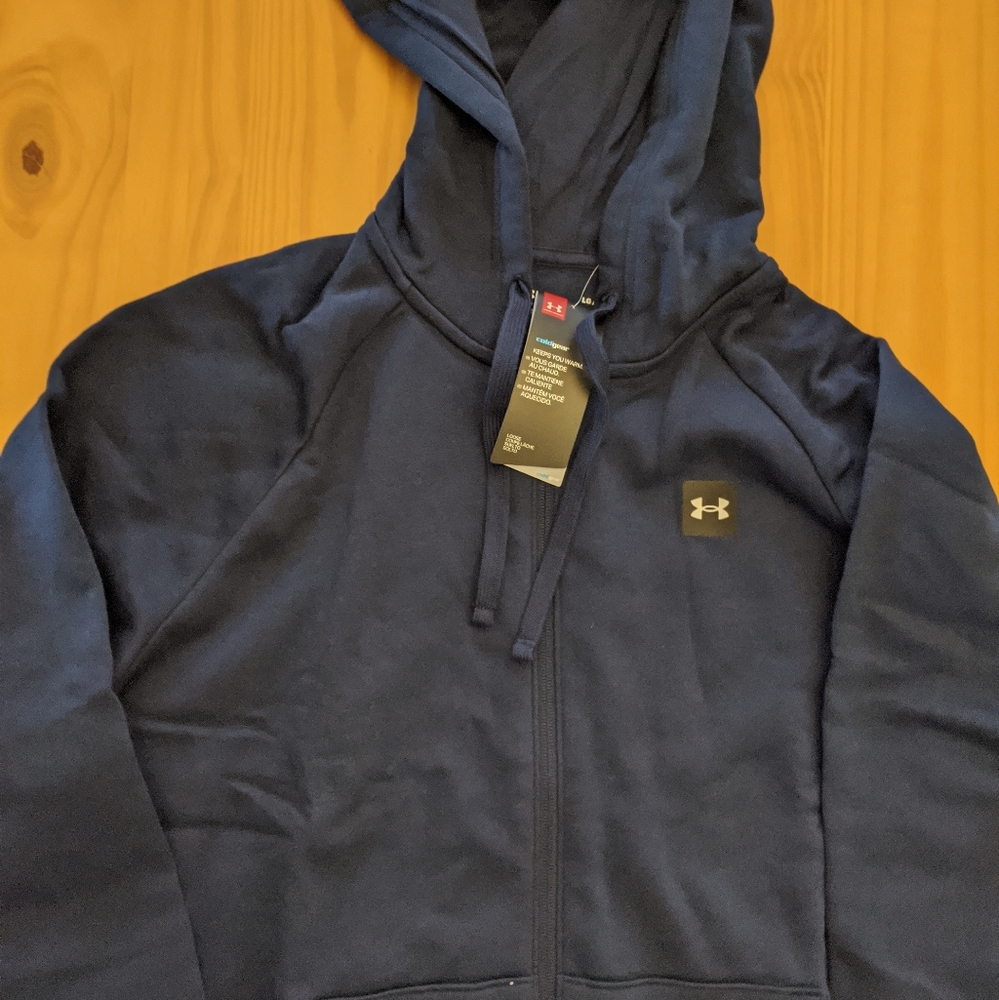 Men's Navy Under Armour Zip-up Hoodie